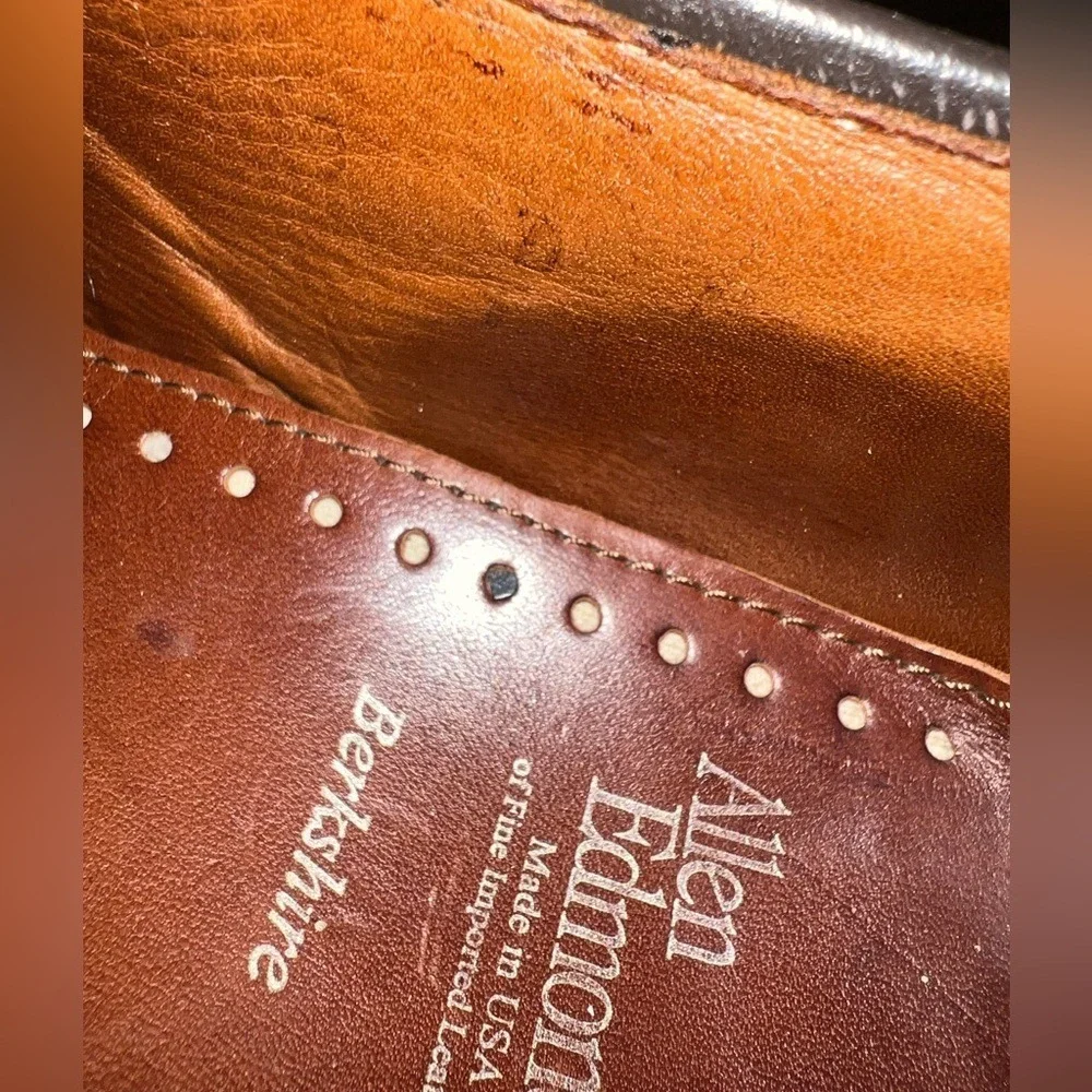 Allen Edmonds Berkshire‎ Welted Brown Leather Derby Comfort Shoes